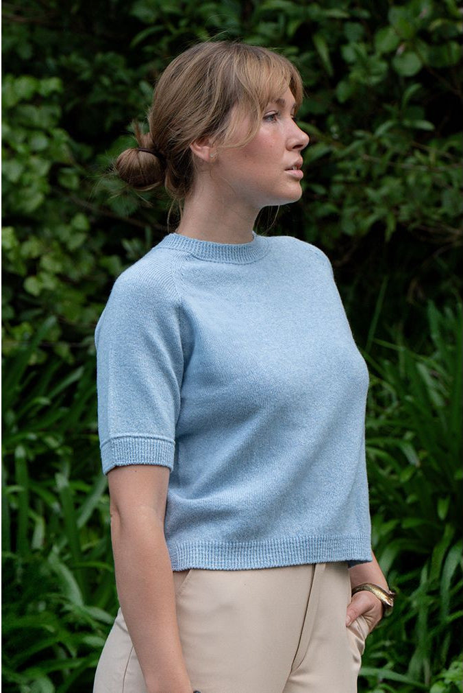 Lothlorian - Cotton & Merino Hansa Tee (CM106)Sky