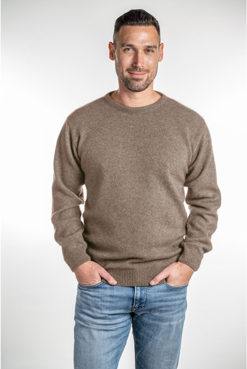 Koru - Men's Crew Neck Sweater (KO840)Mocha