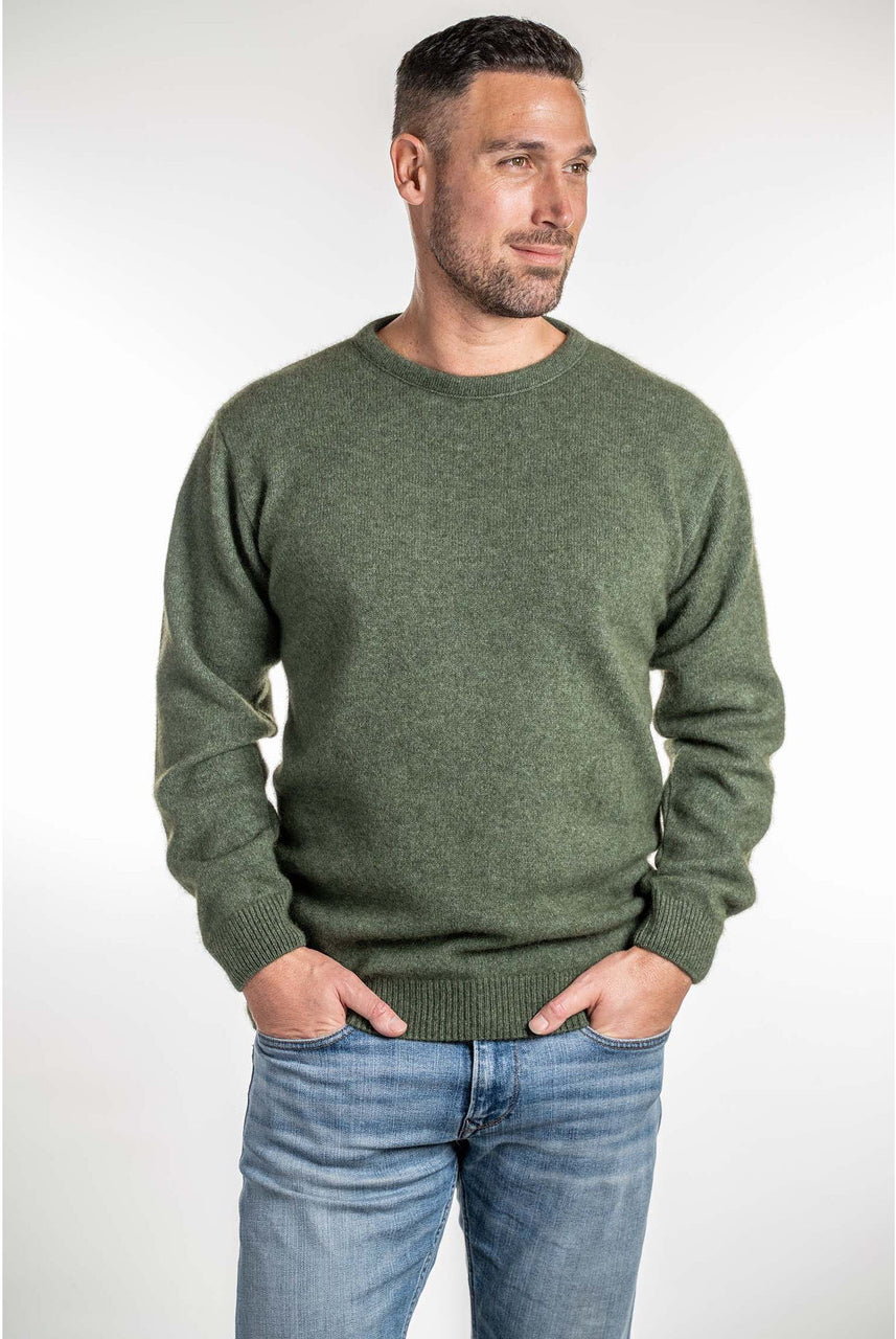 Koru - Men's Crew Neck Sweater (KO840)Moss