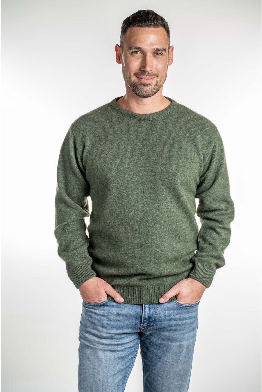 Koru - Men's Crew Neck Sweater (KO840)Moss