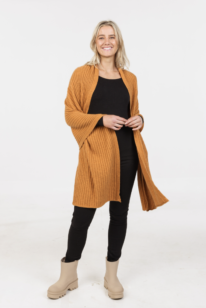 Native World - Ribbed Wrap (NE860)Ginger