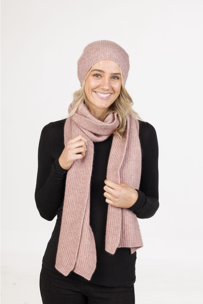 Native World - Merino & Possum Slouch Scarf (NX876)Lily