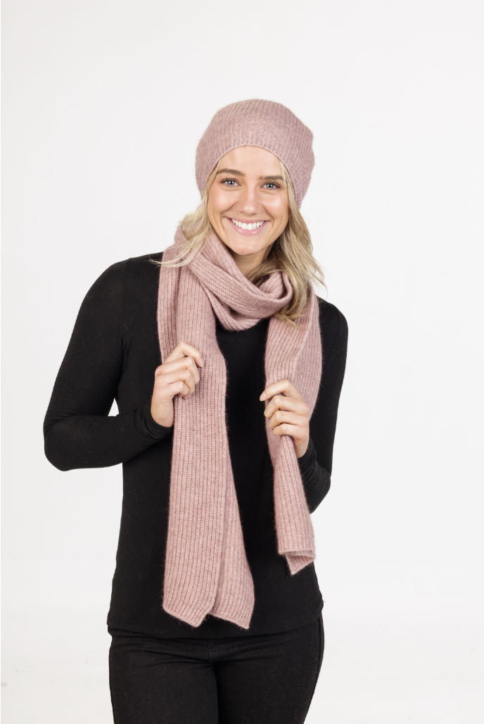 Native World - Merino & Possum Slouch Scarf (NX876)Lily