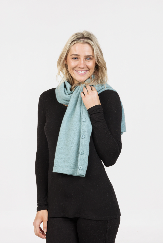 Native World - Merino & Possum Anyway Wrap (NE557)Topaz