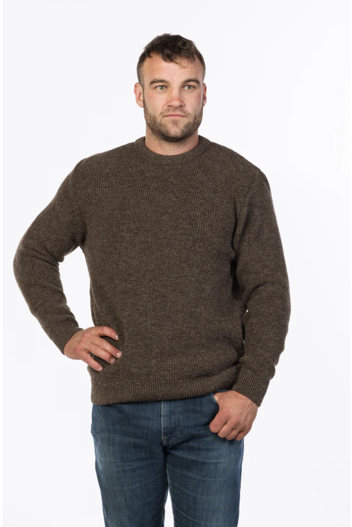 MKM Originals - Wool Backyard Sweater (MS1526)Natural Brown