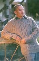 Handknitted Unisex 'Aran' Wool Sweater