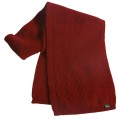 Possum Fur and Merino Wool Ribbed Scarf