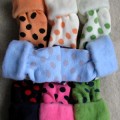 'Spots' Wool Blend 'Bed Socks'
