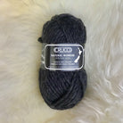 Ball of yarn in colour charcoal.