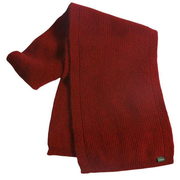 McDonald - Possum & Merino Fine Ribbed Scarf (671)