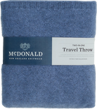 McDonald - Merino & Possum Travel Throw (699) in the colour Orchid