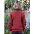Lothlorian - Merino & Possum Bobble Sleeve Jumper (9781)Dusk