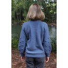Lothlorian - Merino & Possum Bobble Sleeve Jumper (9781)Light Blue