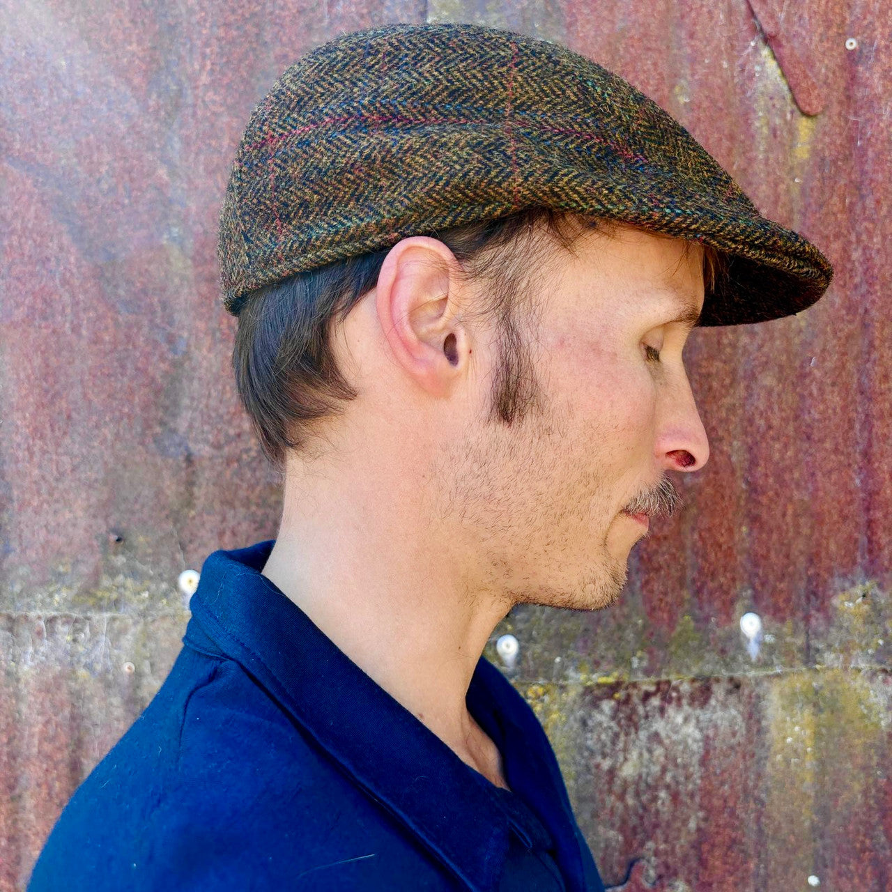 Hills Hats - Castleford English Tweed Premium Duckbill (HHCD) - Castleford Brown