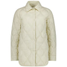 Moke - Ash Down Overshirt in the colour Cream.