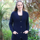 Midnight colour boyfriend cardigan