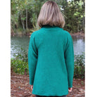 Lothlorian - Merino & Possum Enfold Jacket (9780)Emerald