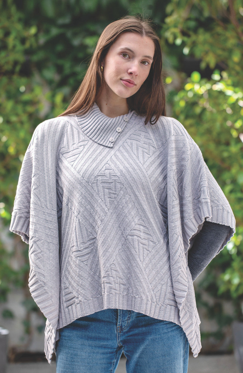 Woman wearing Country Laine - Weave Overtop (CL0117-IND2026) in the colour Cement.