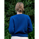 Lothlorian - Cotton & Merino Penny Textured Jumper (CM102) Cobalt