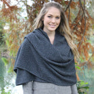 Chevron wrap in colour Charcoal