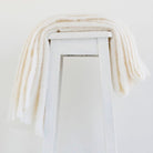 Dove colour mohair rug