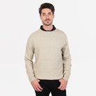 Native World - Men's Ripple Stitch Sweater (NB438) Natural