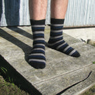 Lagoon colour striped socks