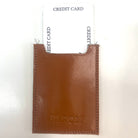 Radio frequency protected card holder with card inside.