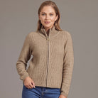 McDonald - Cable Zip Jacket (5039) Mocha