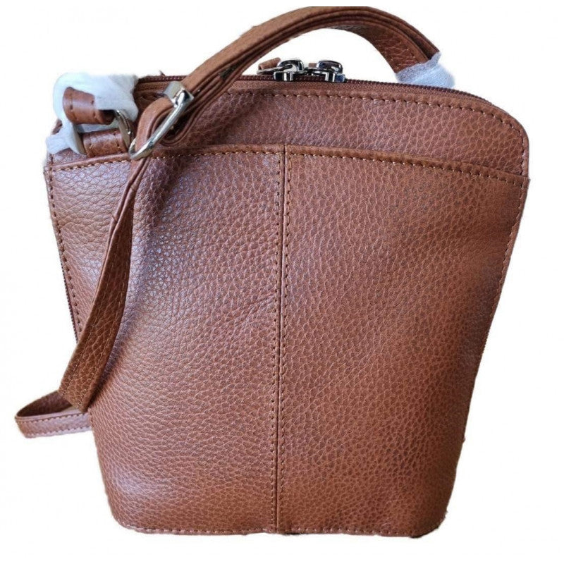 Baron & Burton - Small Genuine Leather Handbag (23822)  Tan