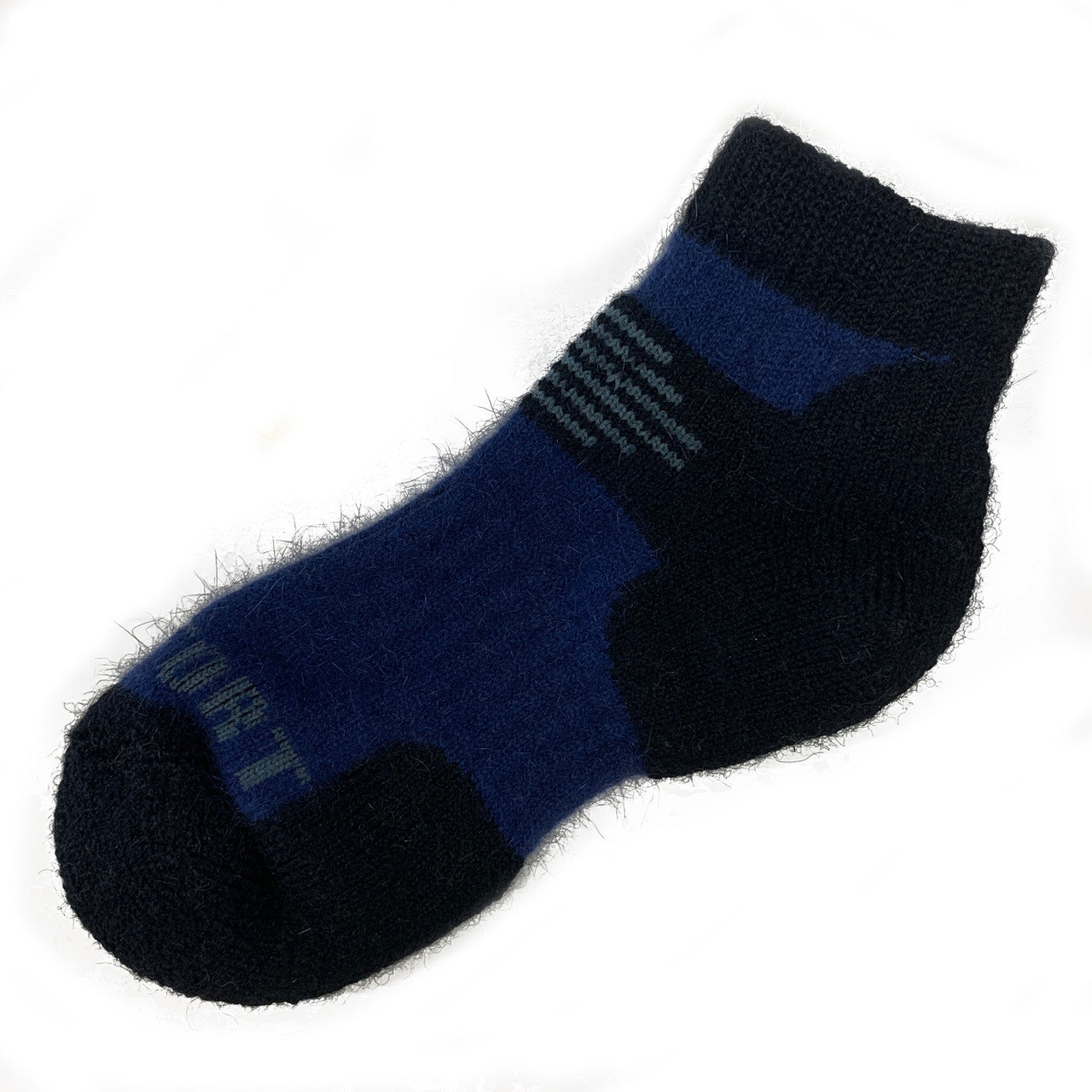 Close up of mens ankle sock, colour Ocean