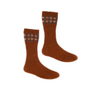 McDonald - Possum & Merino Wave Trim Socks (633) Spice