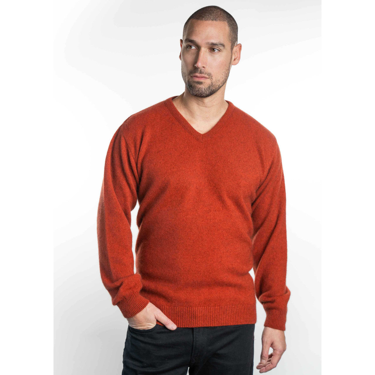 Koru - Men's V Neck Sweater (KO841) Sienna