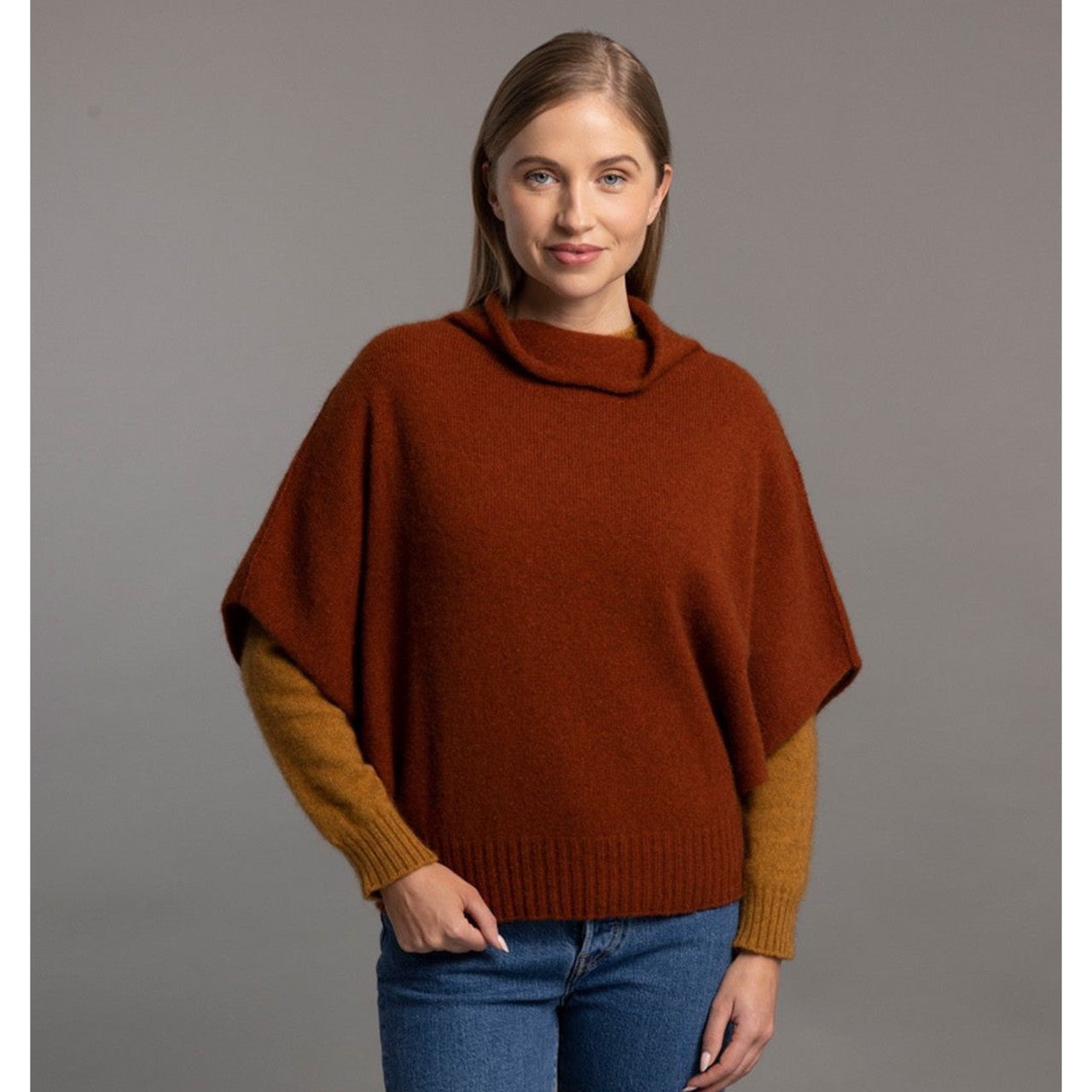 McDonald - Merino - Possum Shrug Sweater (5043) Spice