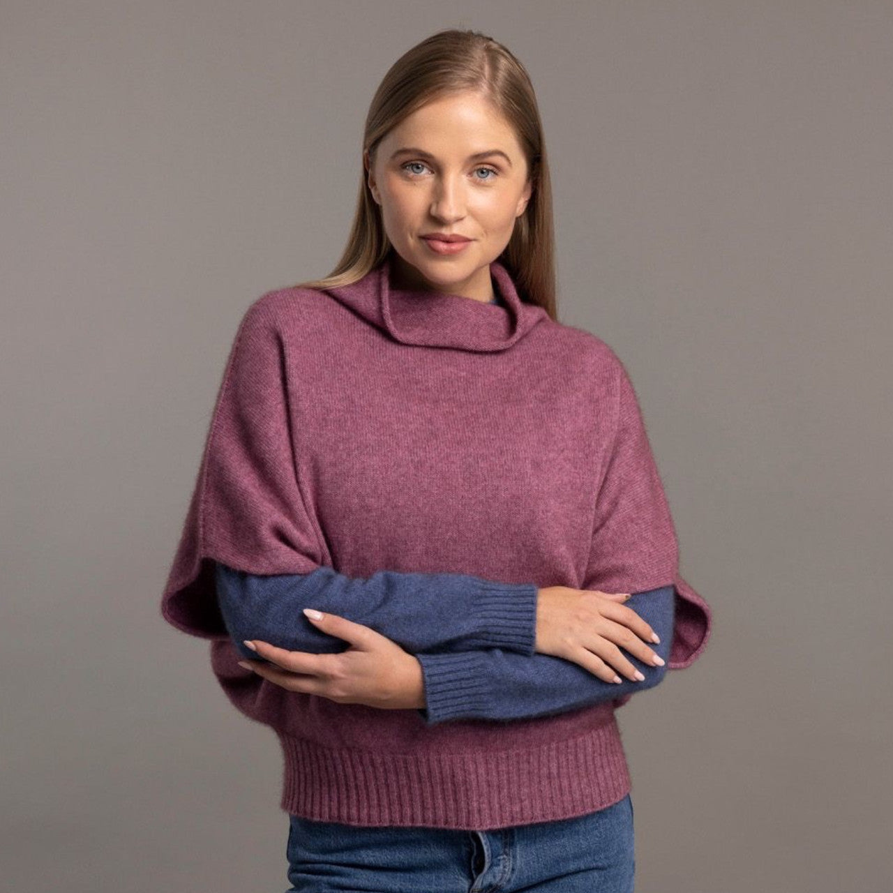 McDonald - Merino - Possum Shrug Sweater (5043) Heather