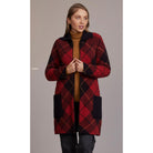 McDonald - Merino - Possum Tartan Overcoat (5044) Wallace