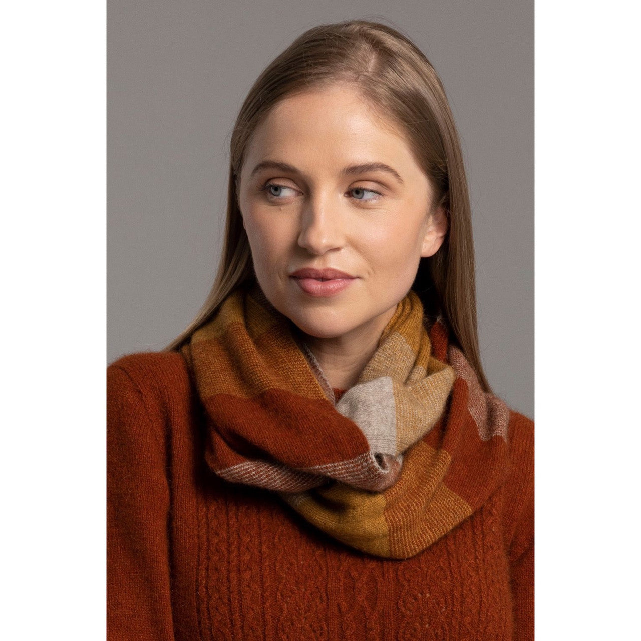McDonald - Merino & Possum Ombre Snood (658) Harvest