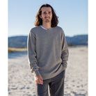 Country Laine - Mens Merino Textured Rib Crew (CL0030)