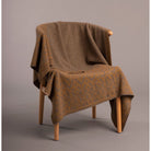 McDonald - Possum and Merino Fair Isle Blanket (698) Bark/Honeycomb