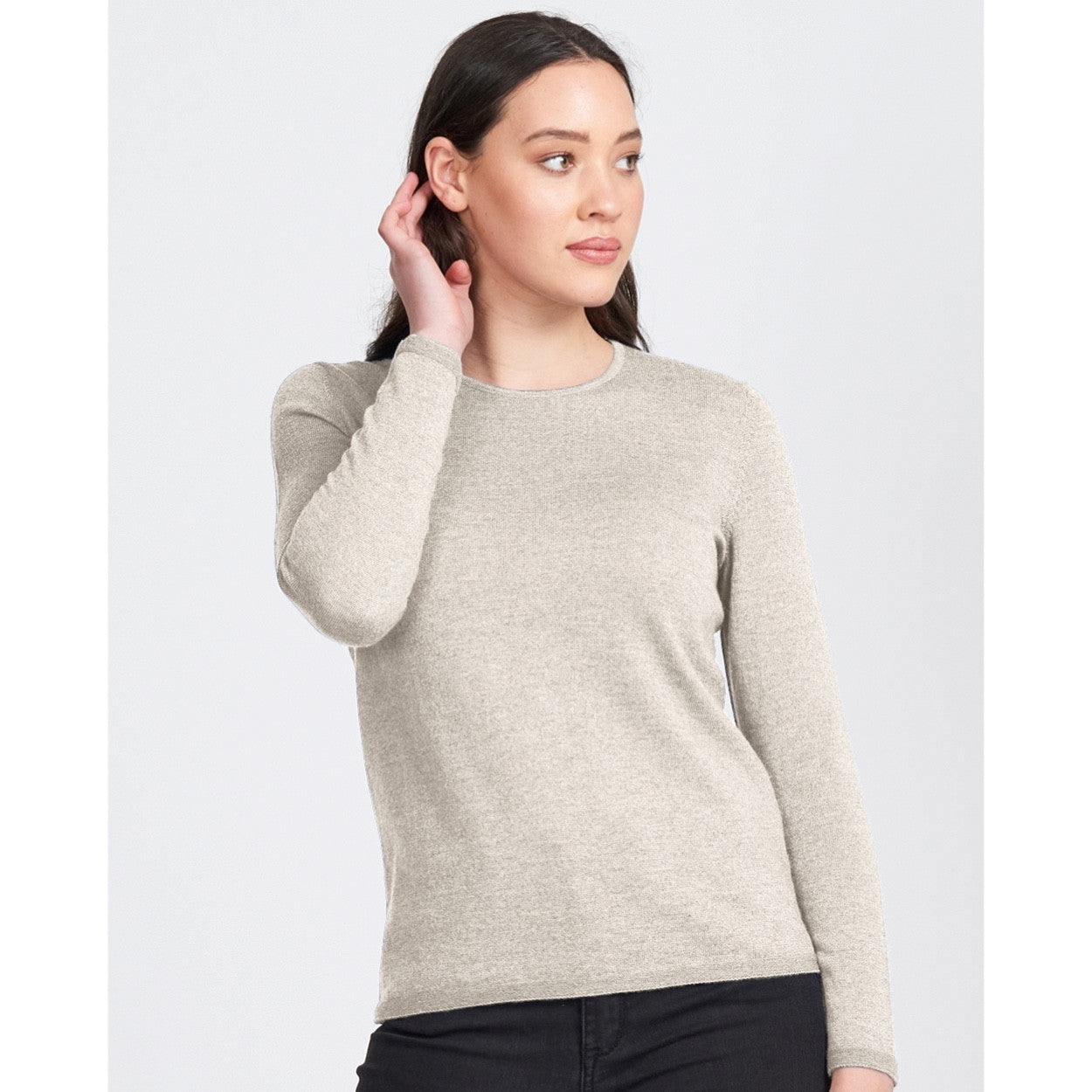 Royal Merino - 100% Merino Classic Crew (RM2050CR) Light Sand.