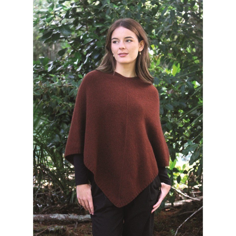 Lothlorian - Plain Poncho (9982) Russet