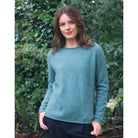 Lothlorian - Merino & Possum Scroll Jumper (9786) Sage