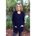 Lothlorian Merino - Possum Boyfriend Cardigan Midnight