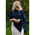 Lothlorian - Merino - Cotton Mesh Poncho (CM080) Cadet.