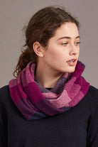 McDonald - Merino & Possum Ombre Snood (658) Amaranth