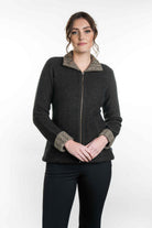 Koru Merino - Possum Two Tone Jacket (KO476)Espresso/Mocha