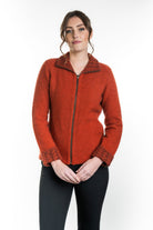 Koru Merino - Possum Two Tone Jacket (KO476)Sienna/Black