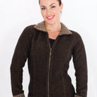 Possum Two Tone Jacket (KO476)- Espresso/Mocha