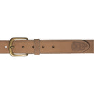 Kiwi Country embossed face leather belt in Tan Suede colour.