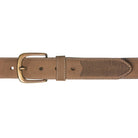 Kiwi Country embossed spear leather belt in Tan Suede colour.